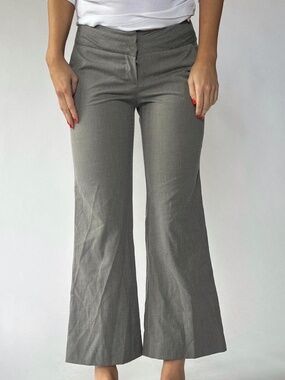 Low Rise Flare Capris Y2K My Michelle 5